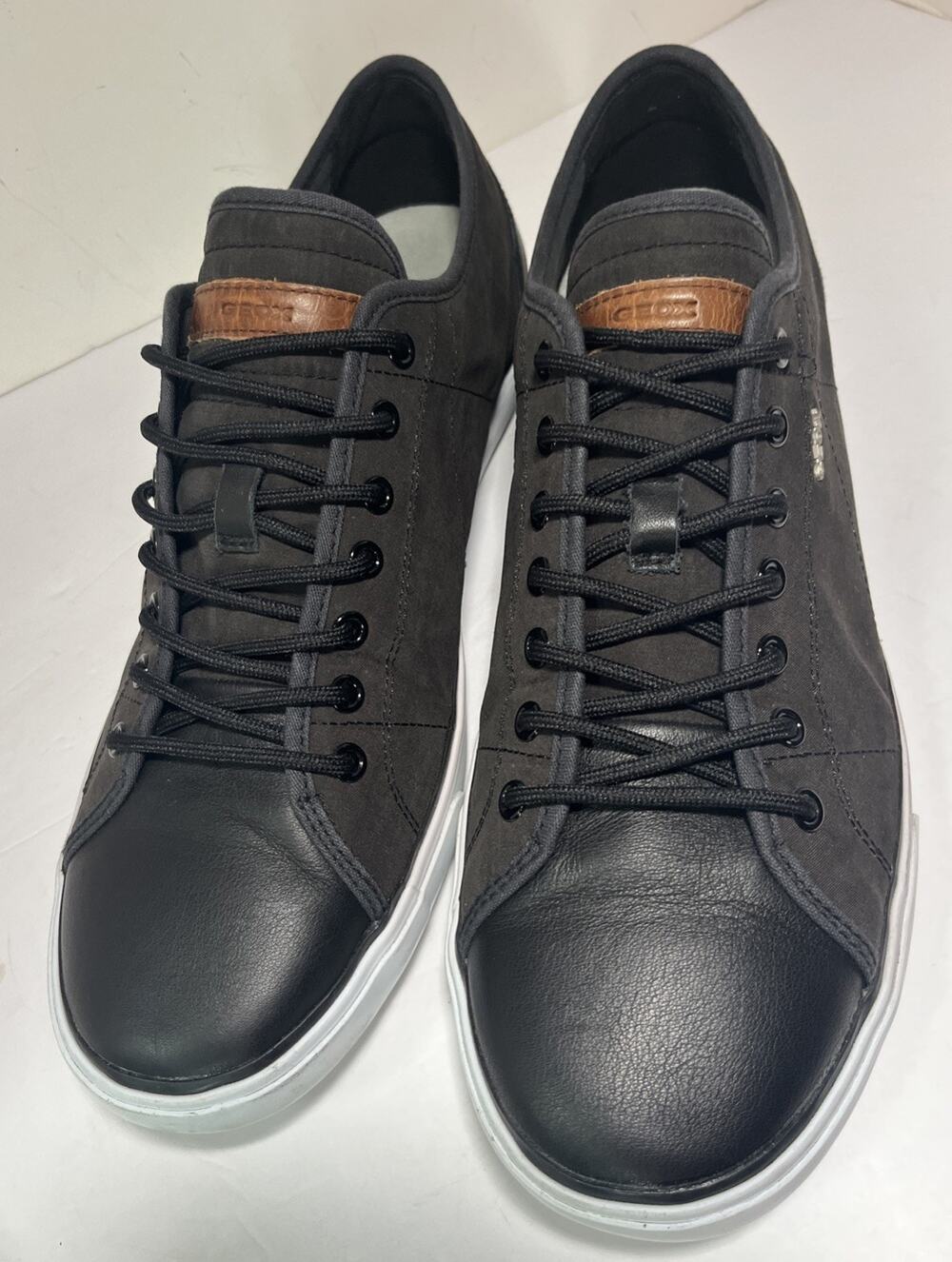 Geox Respira Men’s Leather Suede Lace Up Sneaker Size 13